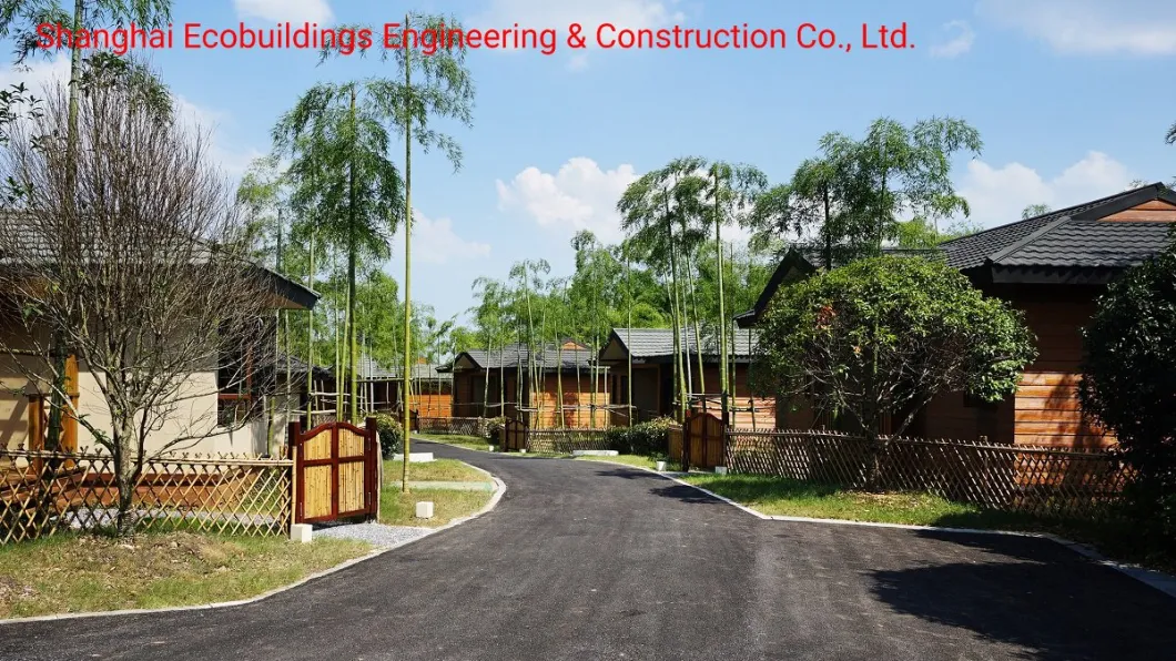 Free Design Light Steel Structure Prefab Steel House Resort Hotel Withstand Strong Winds