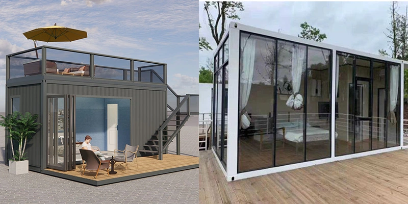 Fast Install Detachable Assembly Flat Pack Prefab Container House for Living House/Office Building/Accommodation/Domitry/School/Hospictal