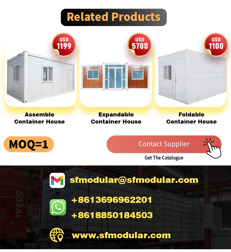 Low Cost for Southeast Asia Ekil Deprem Evi Fireproof Sandwich Panel Storage Prefab Container House Homes Mansion