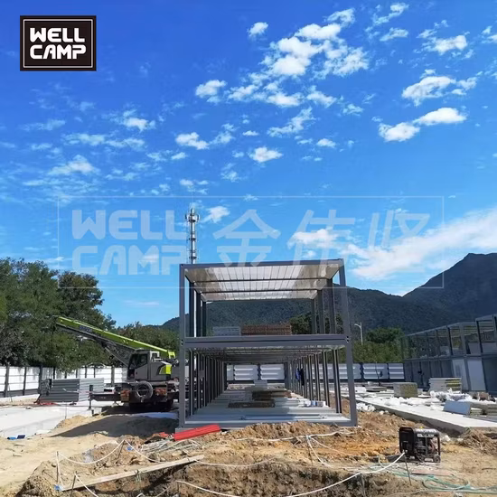 Estructura de acero aprobada por ISO+Panel sándwich Casa prefabricada Precio de contenedor escolar ODM