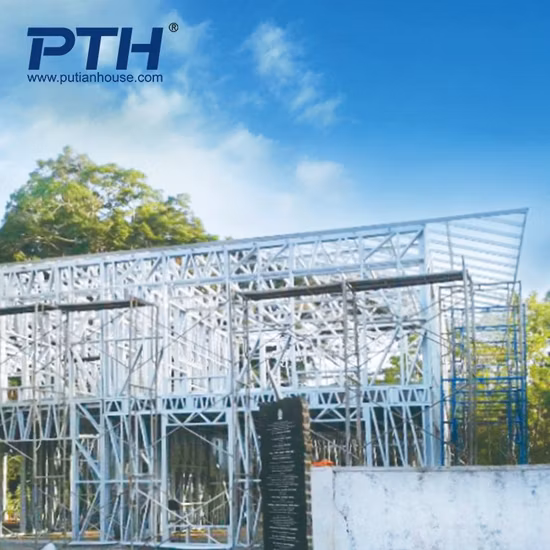 Estructura de acero ligero Villa construcción de viviendas para el proyecto de aulas escolares