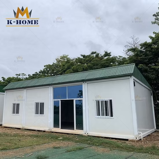 Casas pequeñas prefabricadas portátiles modernas del panel de bocadillo en venta