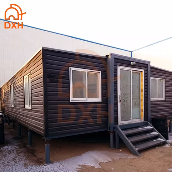 Fabricante de paneles sándwich Dxh Envasado de película plástica Casas prefabricadas asequibles