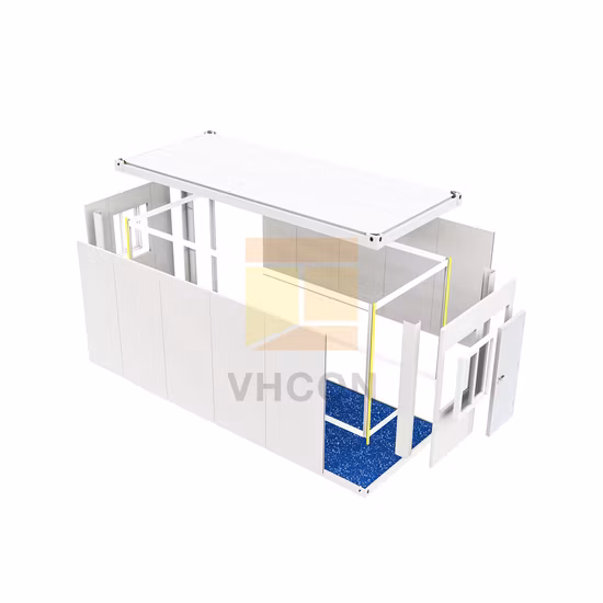 Casa prefabricada móvil del envase de la casa prefabricada de la casa del panel de bocadillo