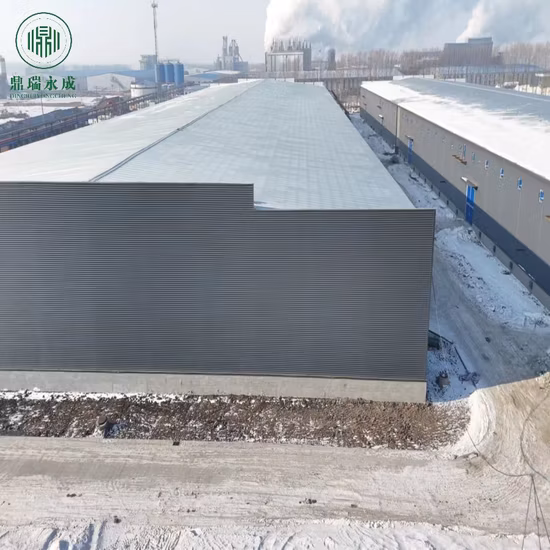 Almacén de acero prefabricado/taller/hangar/casa avícola/edificio de pasillo edificio con estructura metálica estructura de acero prefabricada